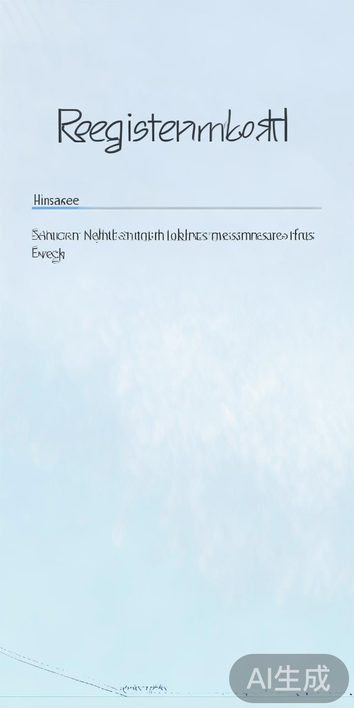 进入注册页面后，用户需要提供一些基本信息，包括用户